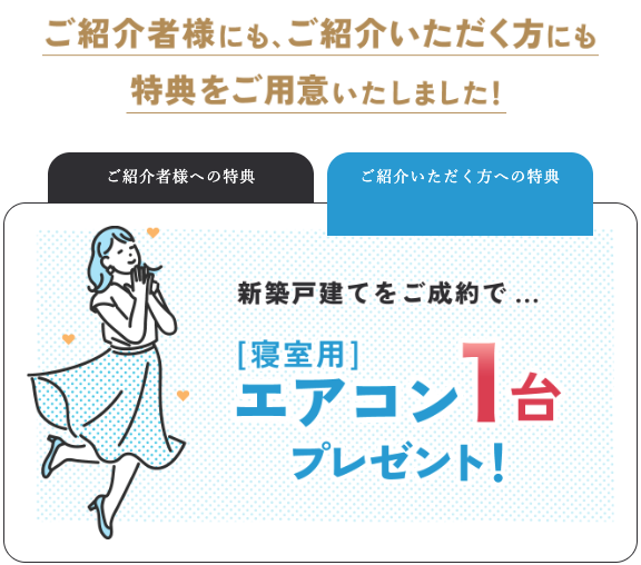 クレバリーホーム　紹介特典