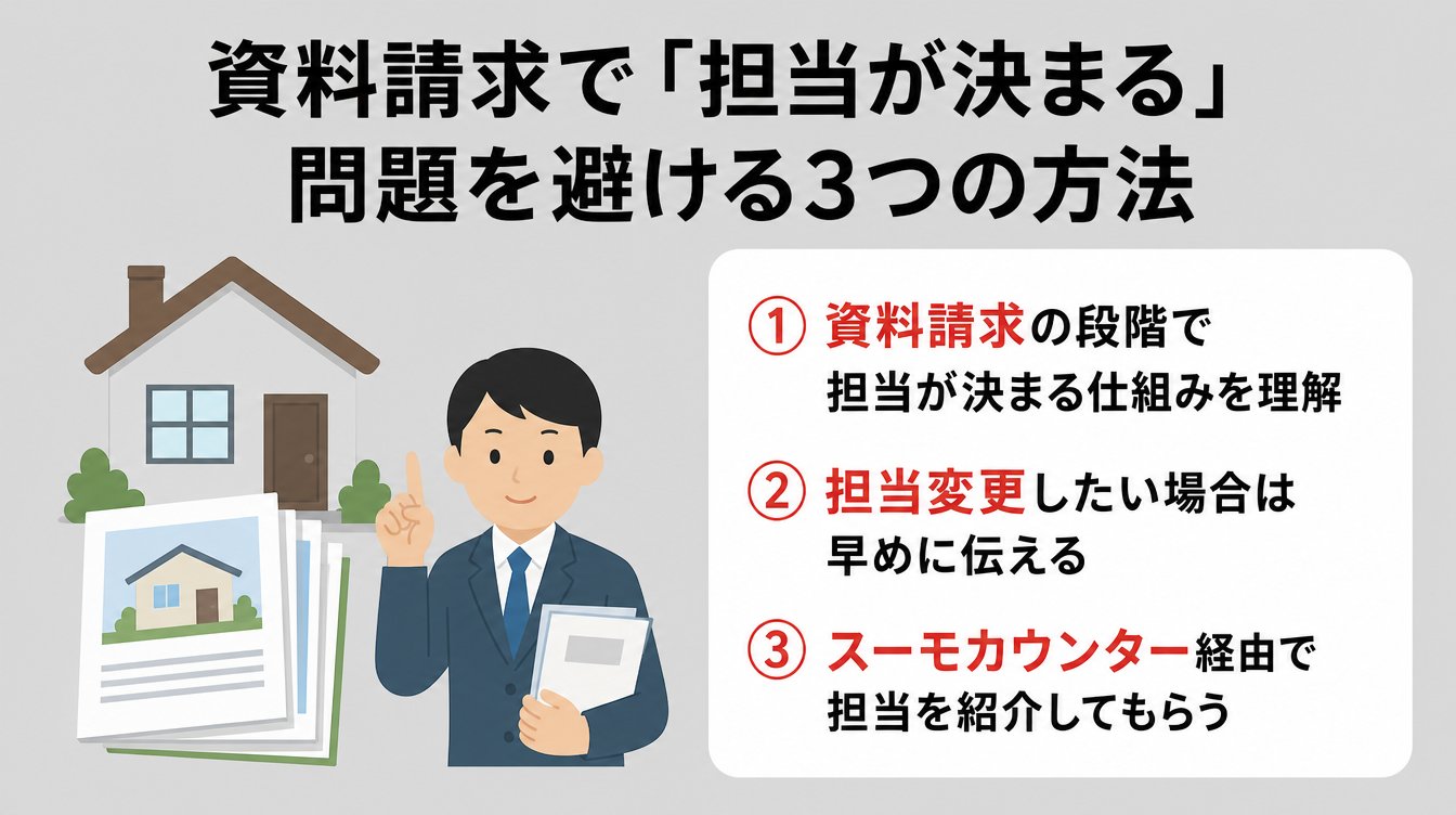 ハウスメーカー資料請求で「担当決まる」問題を避ける3つの方法