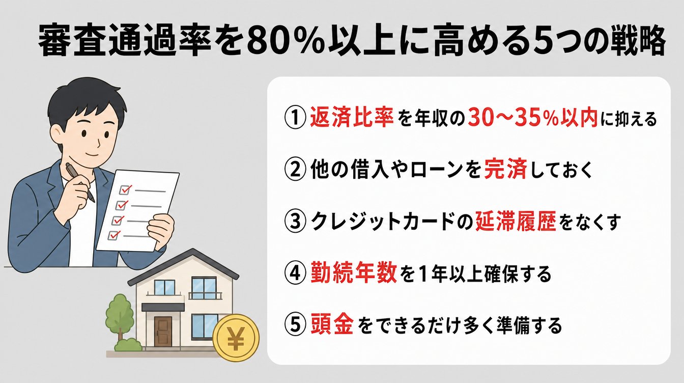 モゲチェックで審査に通る確率を80％以上に近づける方法