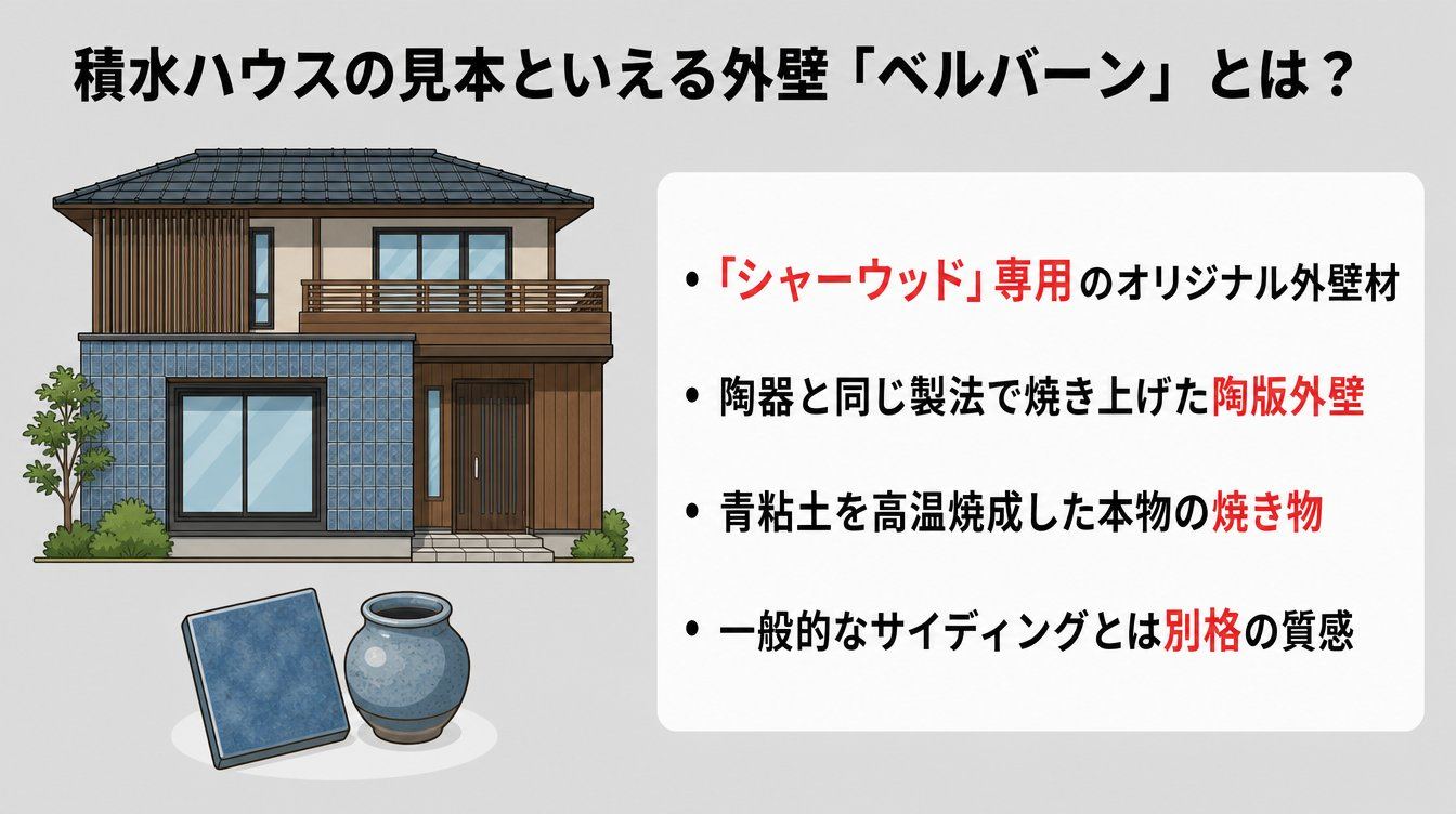 積水ハウスの見本といえる外壁「ベルバーン」とは?