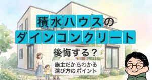 【施主が解説】積水ハウスのダインコンクリートとは？後悔しない選び方も解説