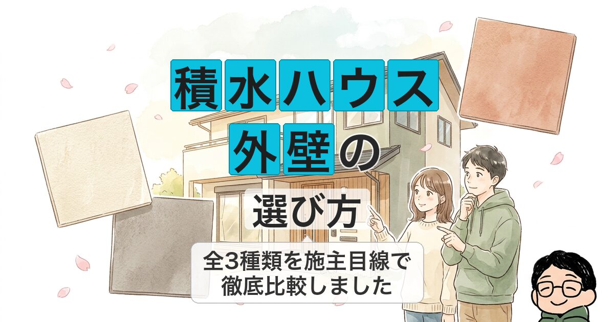 積水ハウス 外壁の 選び方