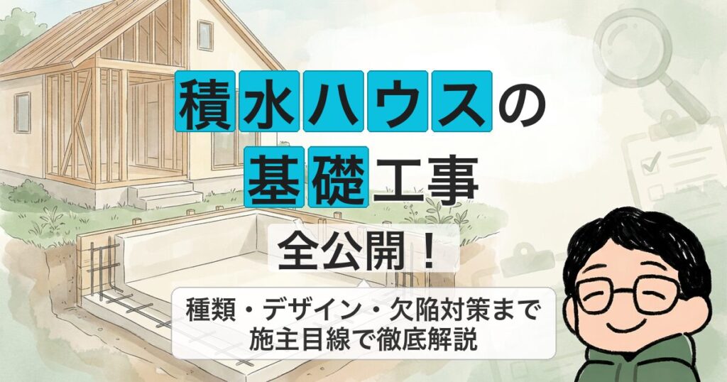 積水ハウスの 基礎工事 全公開!