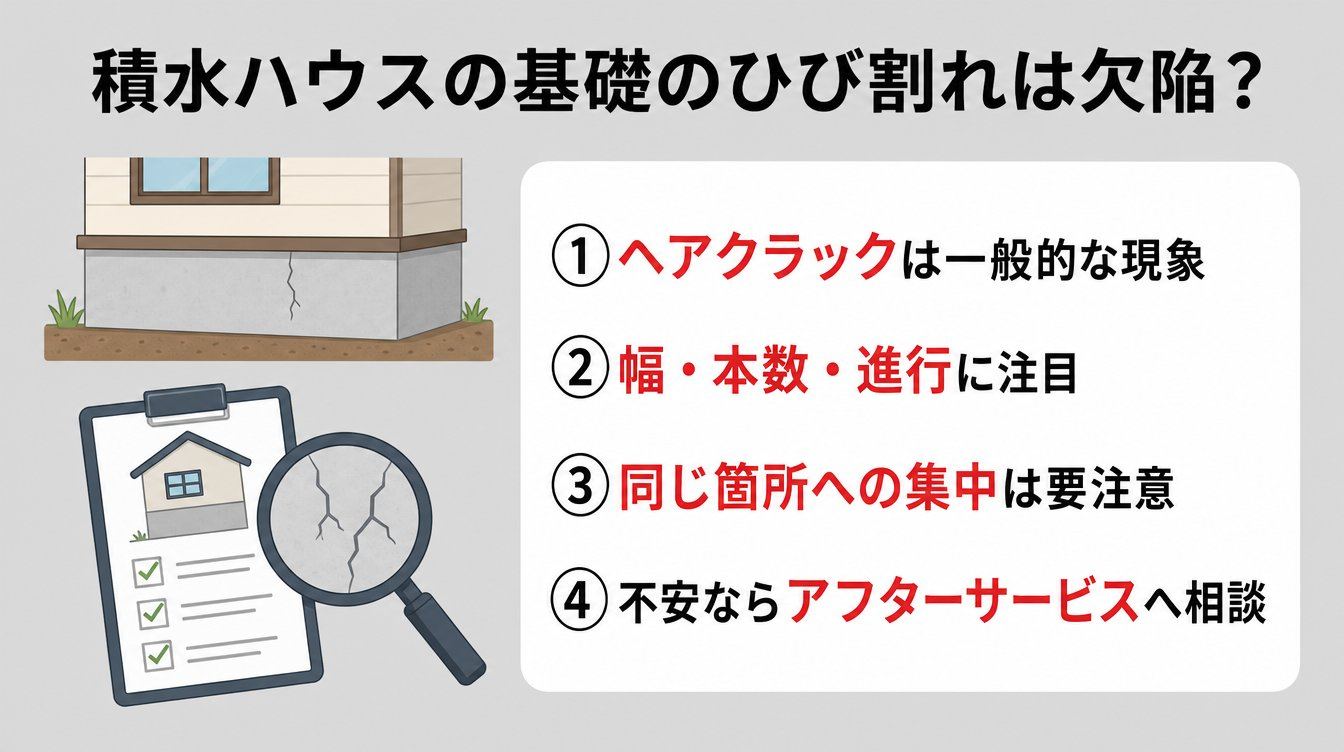 積水ハウスの基礎に欠陥はある?ひび割れ事例と対処法を調査