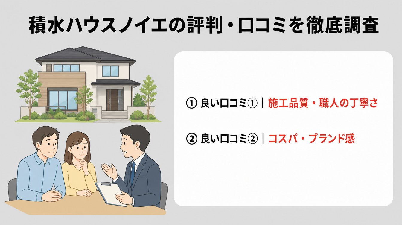 積水ハウスノイエの評判・口コミを徹底調査