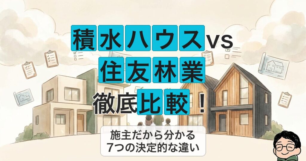 積水ハウスvs 住友林業 徹底比較!