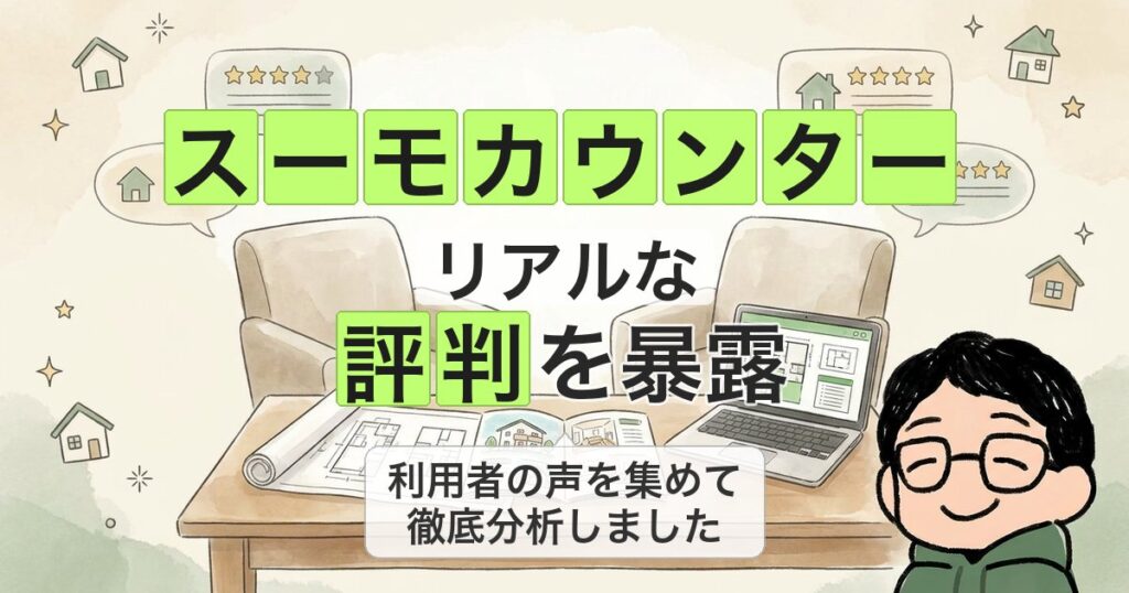 スーモカウンター リアルな 評判を暴露