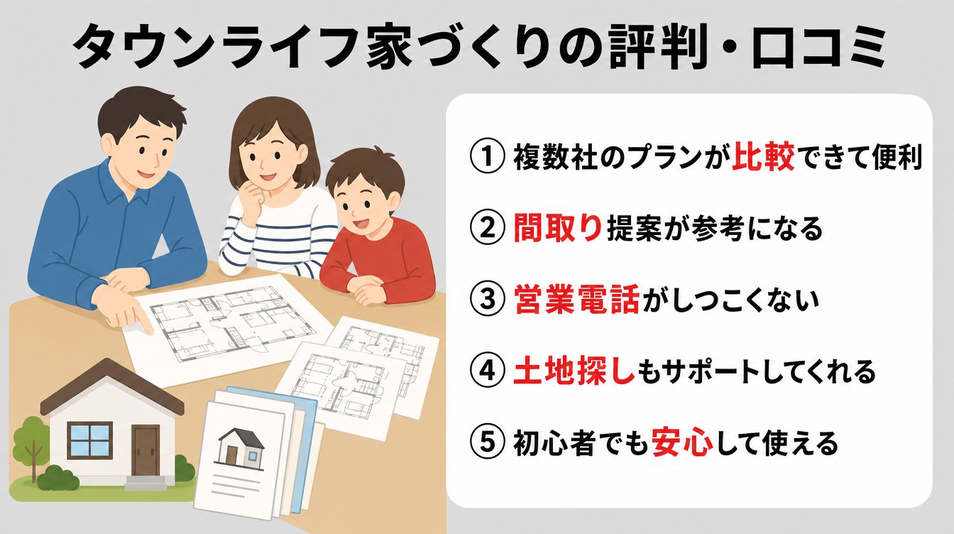 タウンライフ家づくりの評判・口コミ