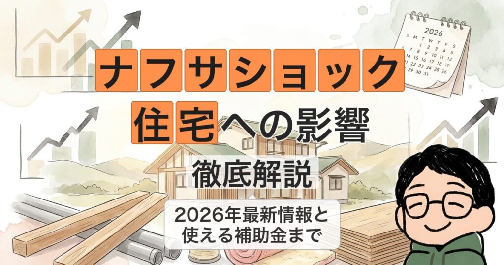 ナフサショック 住宅への影響 徹底解説