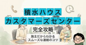 積水ハウス カスタマーズセンター 完全攻略