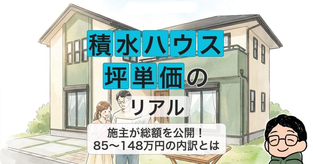 積水ハウス 坪単価の リアル