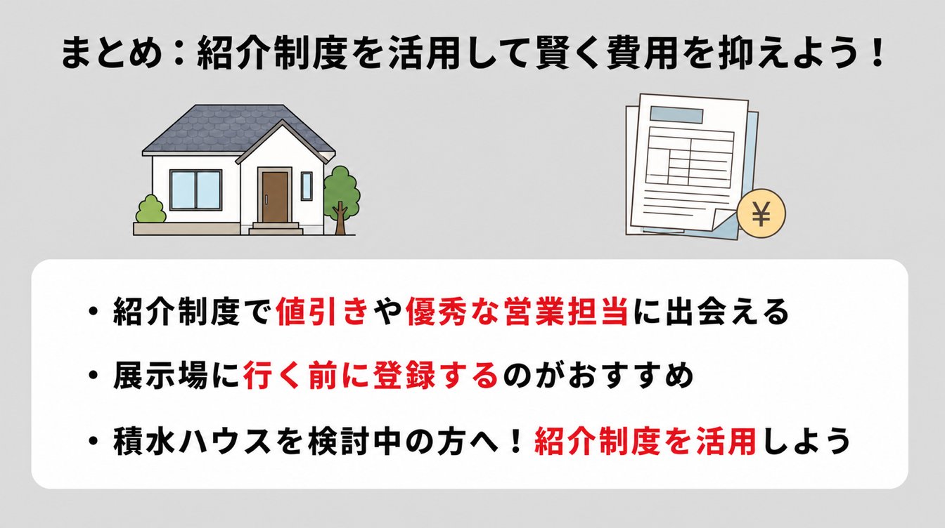 まとめ:紹介制度を活用して賢く費用を抑えよう!