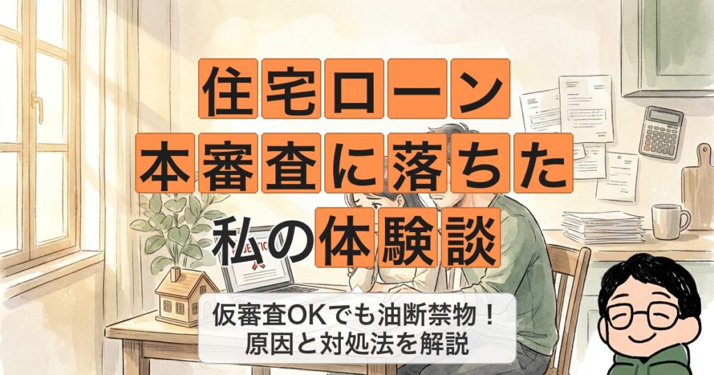 住宅ローン 本審査に落ちた 私の体験談