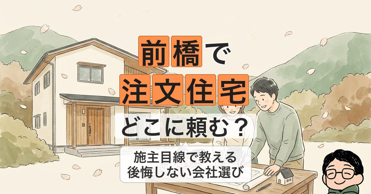 前橋で 注文住宅 どこに頼む？