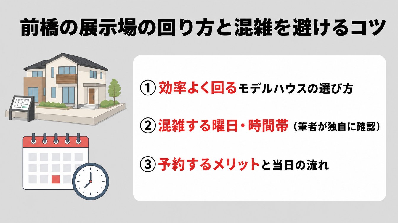 前橋の展示場の回り方と混雑を避けるコツ