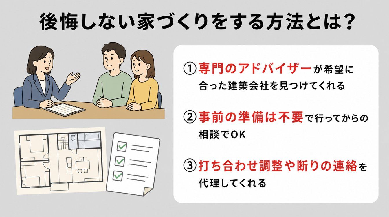 後悔しない家づくりをする方法とは?