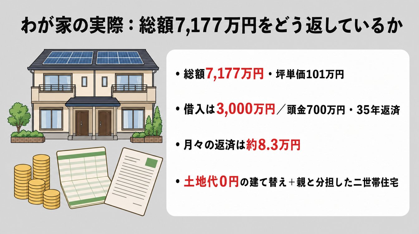 わが家の実際:総額7,177万円をどう返しているか