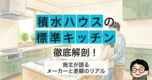 積水ハウスの 標準キッチン 徹底解剖!
