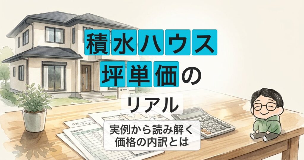 積水ハウス 坪単価の リアル