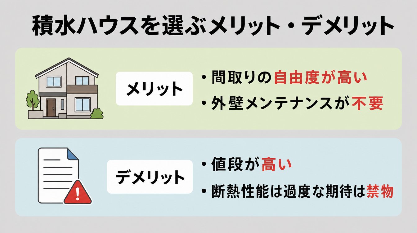 積水ハウスを選ぶメリット・デメリット