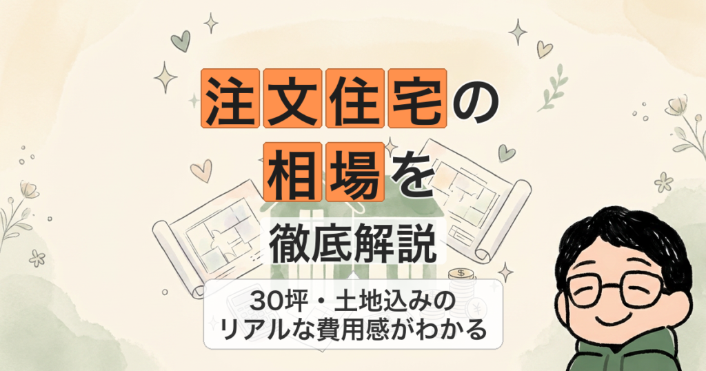 注文住宅の 相場を 徹底解説
