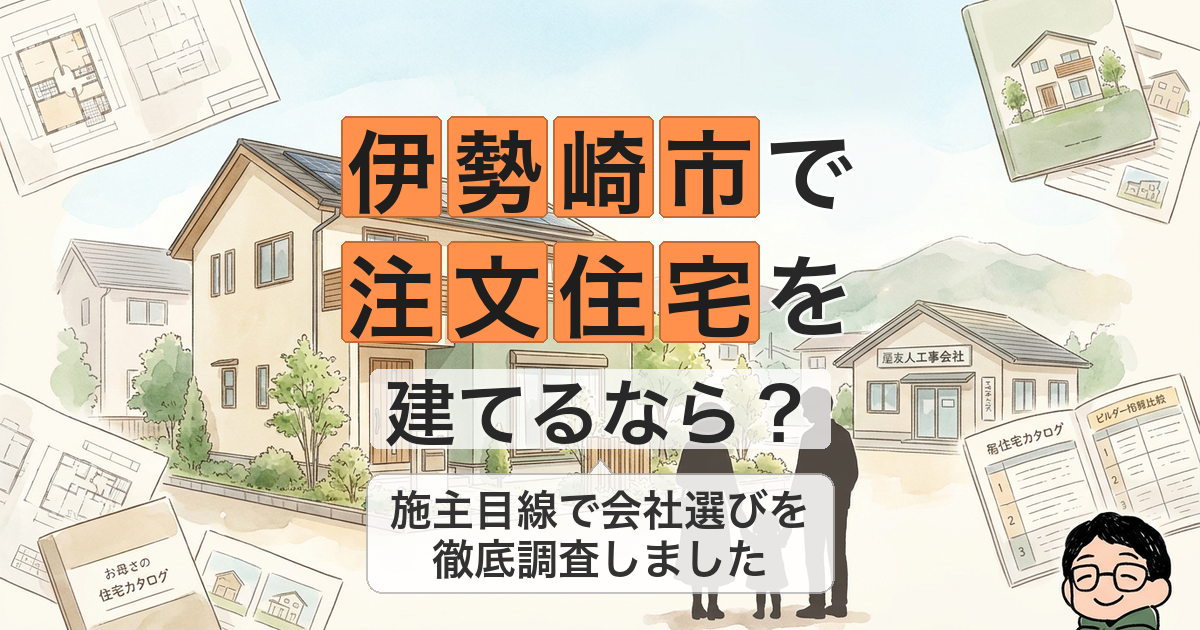 伊勢崎市で 注文住宅を 建てるなら？
