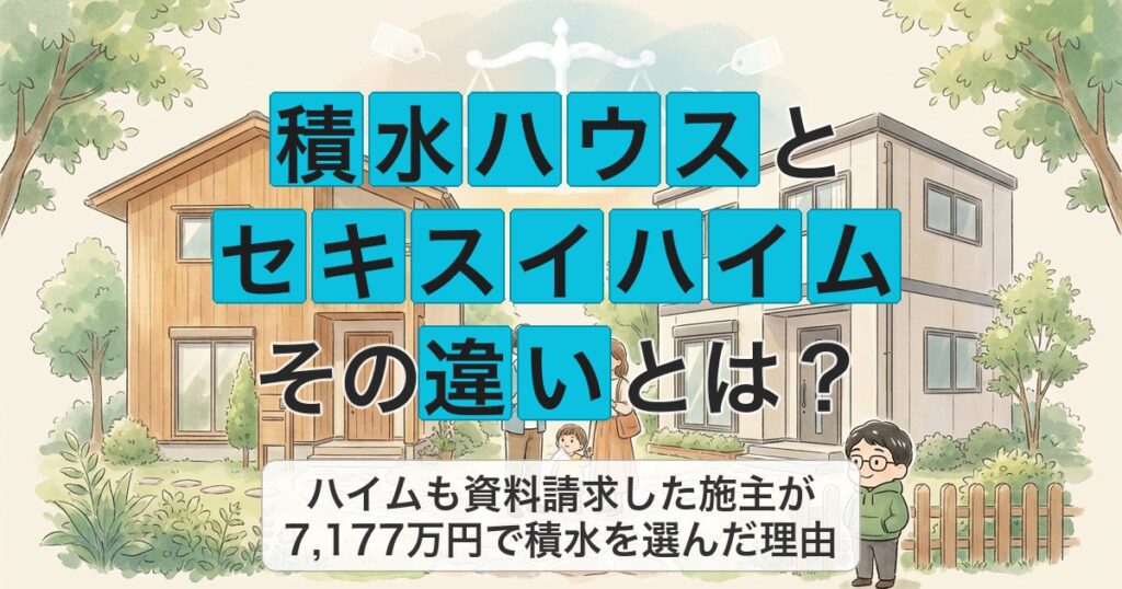 積水ハウスと セキスイハイム その違いとは？