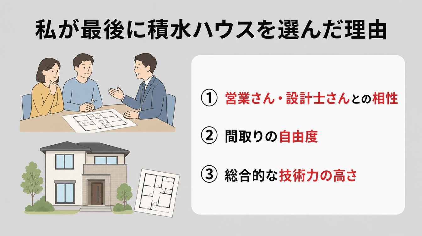 セキスイハイムも資料請求した私が、最後に積水ハウスを選んだ理由