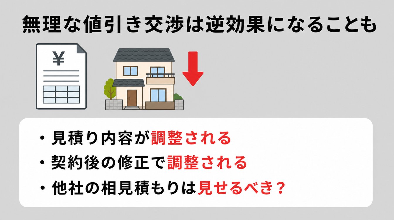 無理な値引き交渉は逆効果になることも