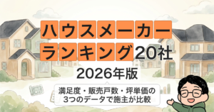 ハウスメーカー ランキング20社 2026年版