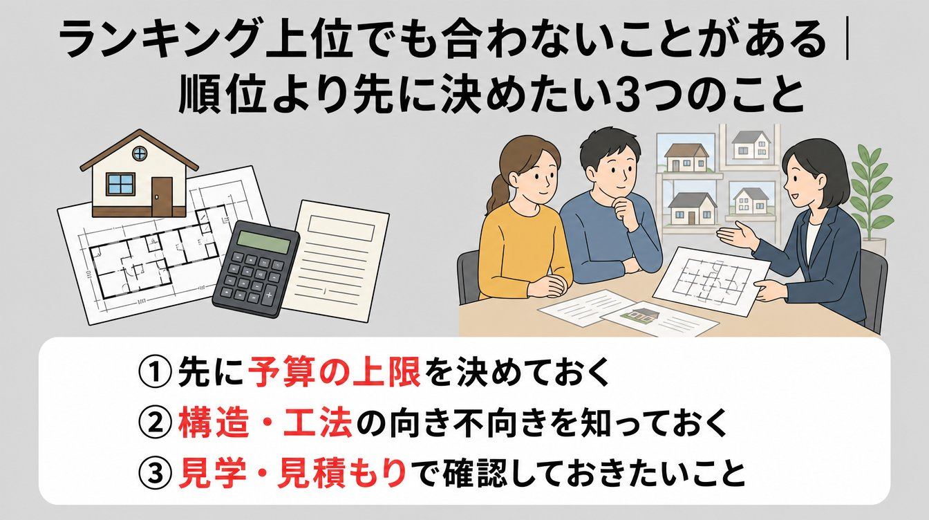 ランキング上位でも合わないことがある|順位より先に決めたい3つのこと